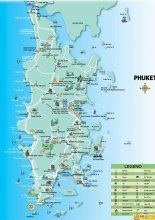 Карта острова Пхукет Тайланд -milletour.ru